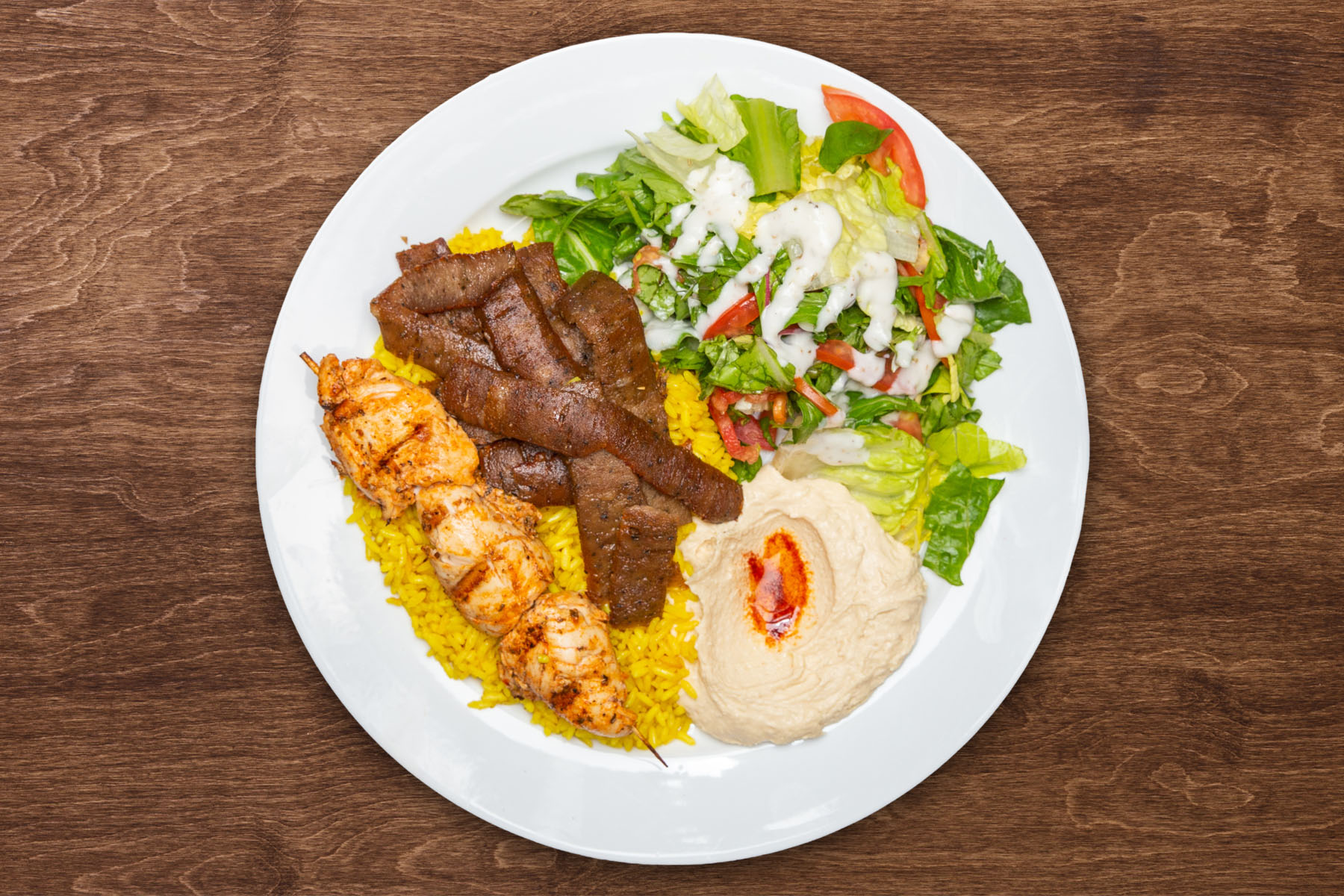 Order 7. Gyro Kabob Royal  food online from The Green Olive store, Ventura on bringmethat.com