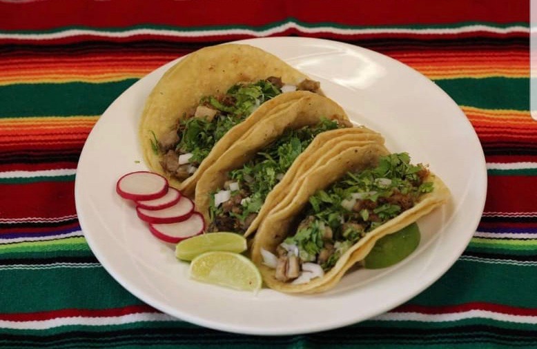 Order 3 Tacos food online from Mexico Chapin Restaurant & Bakery store, Bridgeport on bringmethat.com