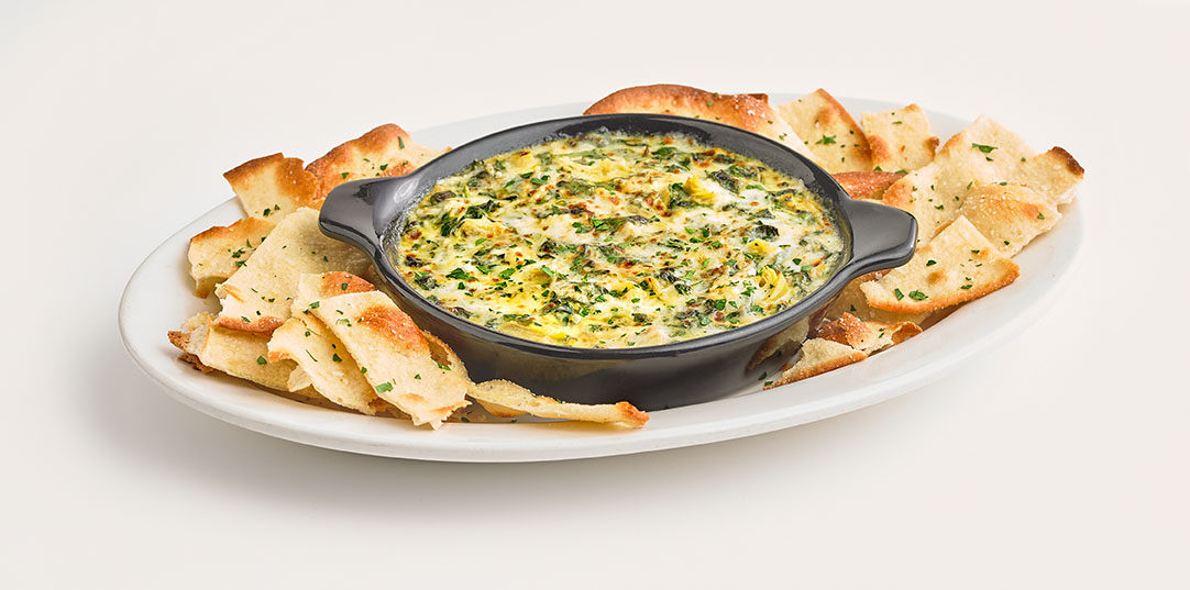 Order Spinach & Artichoke Dip food online from Boston Restaurant & Sports Bar store, Grand Junction on bringmethat.com