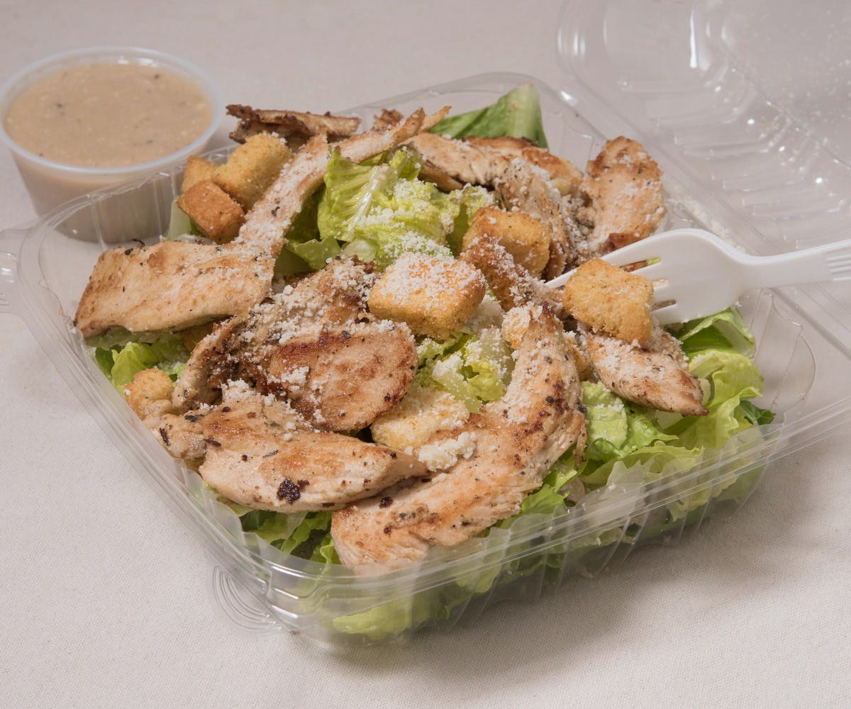 Order Grilled Chicken Caesar Salad - Small food online from Wadsworth Pizzeria store, Philadelphia on bringmethat.com