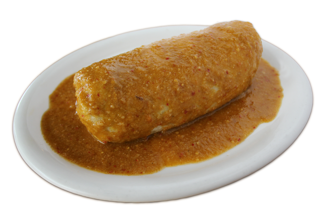 Order .Chile Verde Burrito. food online from La Fogata Mexican Restaurant store, Los Angeles on bringmethat.com