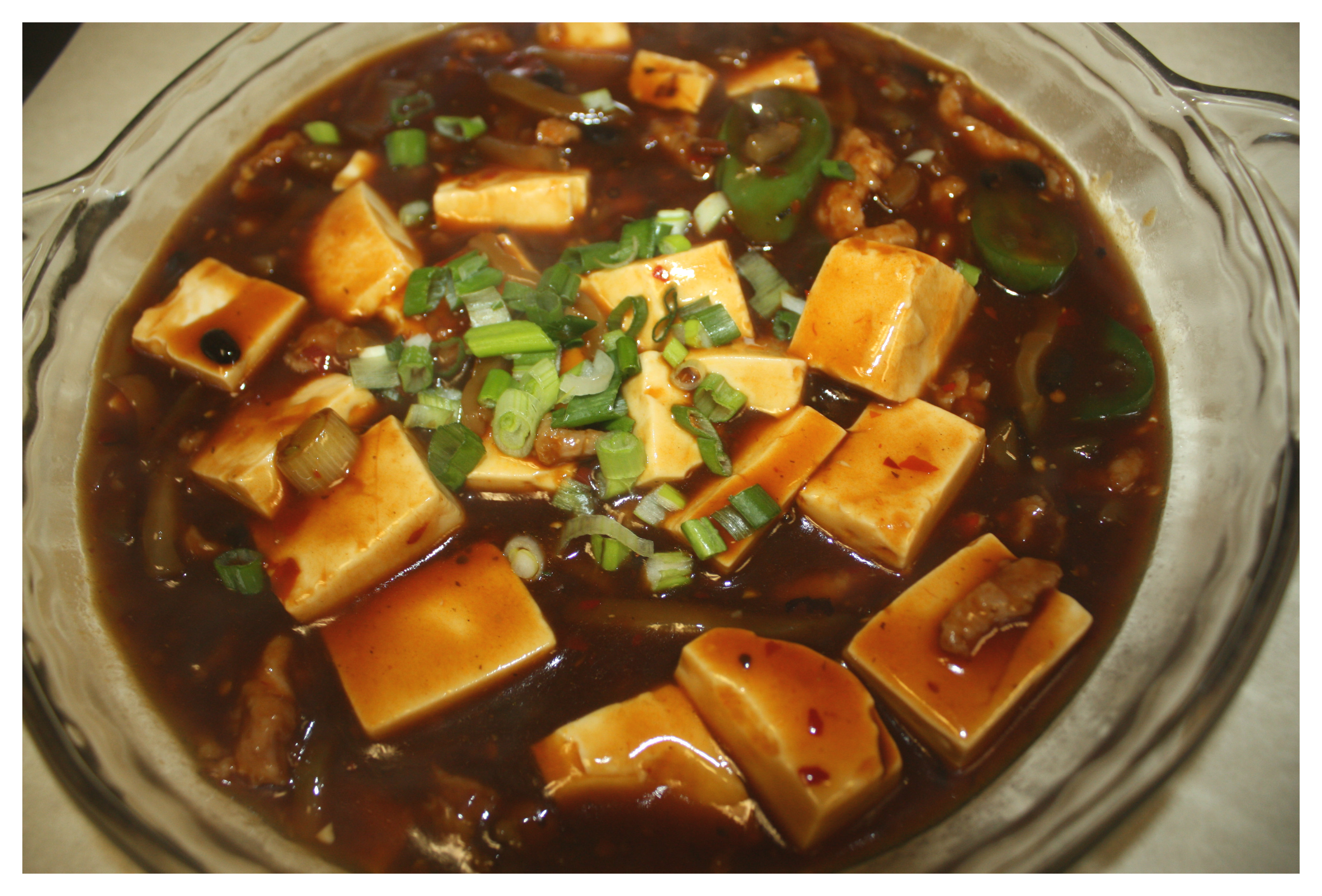 Order K27. Mapo Tofu with Pork food online from Nam's Noodle store, Madison on bringmethat.com