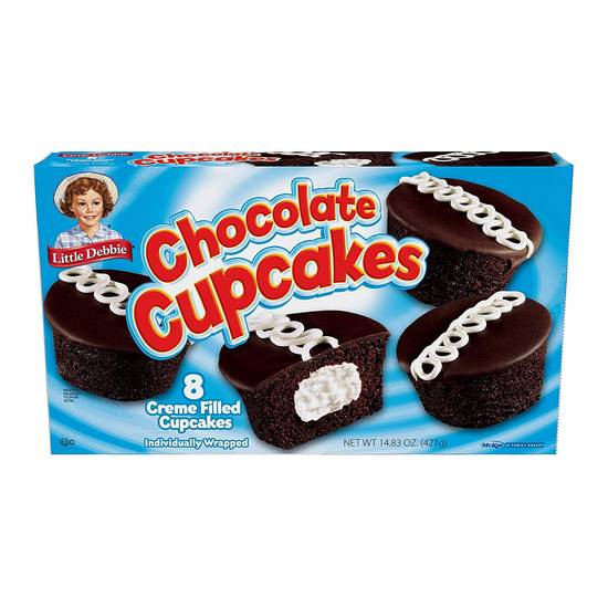 Order Little Debbie Cream Filled Chocolate Cupcakes food online from Exxon Food Mart store, Port Huron on bringmethat.com