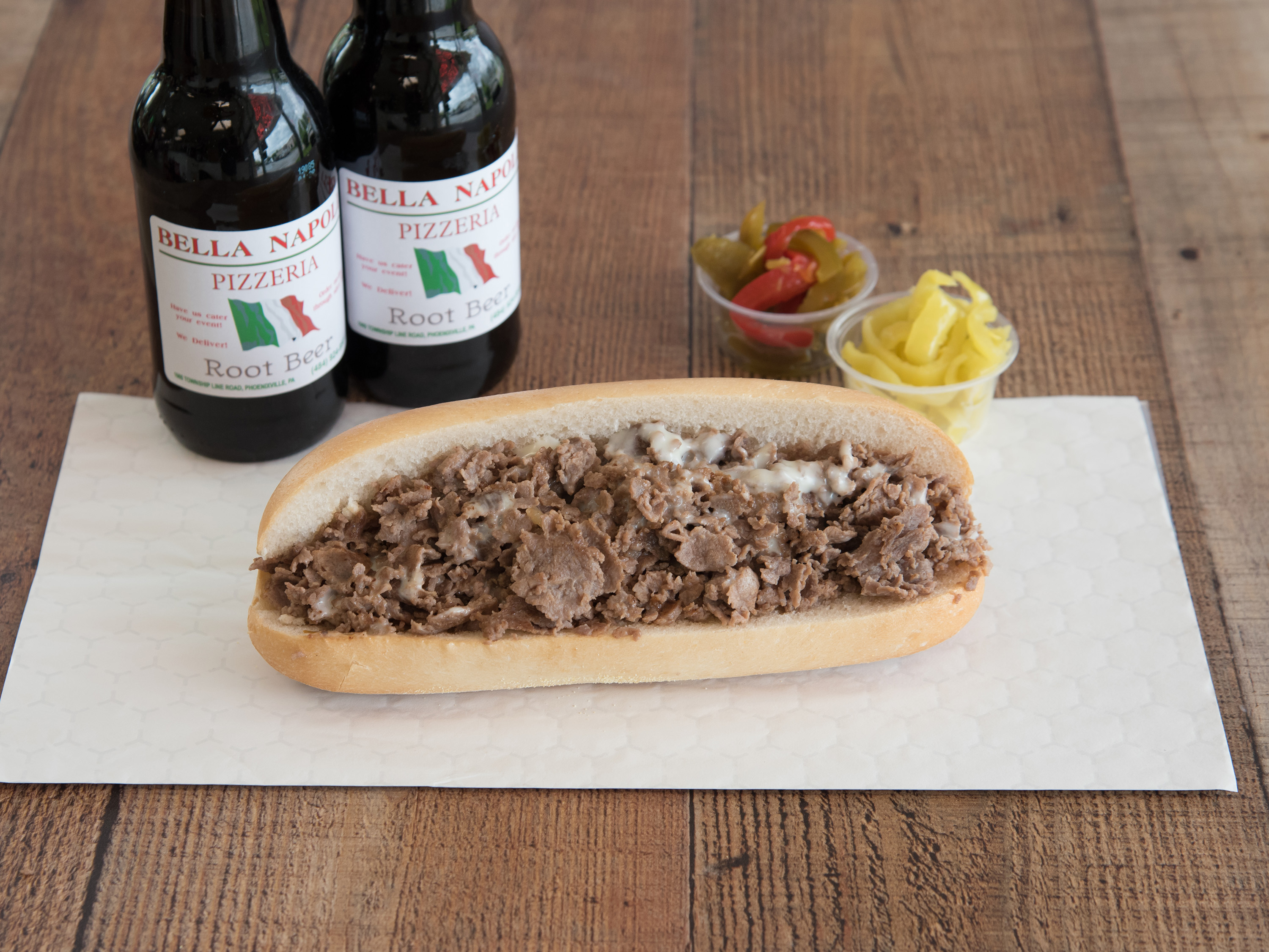 Order Cheese Steak food online from Bella Napoli Pizzeria store, Phoenixville on bringmethat.com