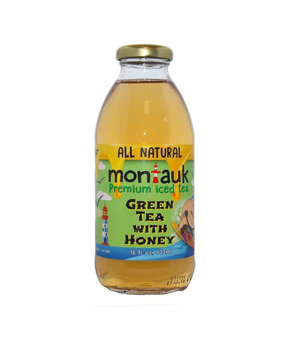 Order Montauk Green Tea w/ Honey, Slightly Sweet (16oz bottle) food online from Mógū Modern Chinese Kitchen store, Farmingdale on bringmethat.com