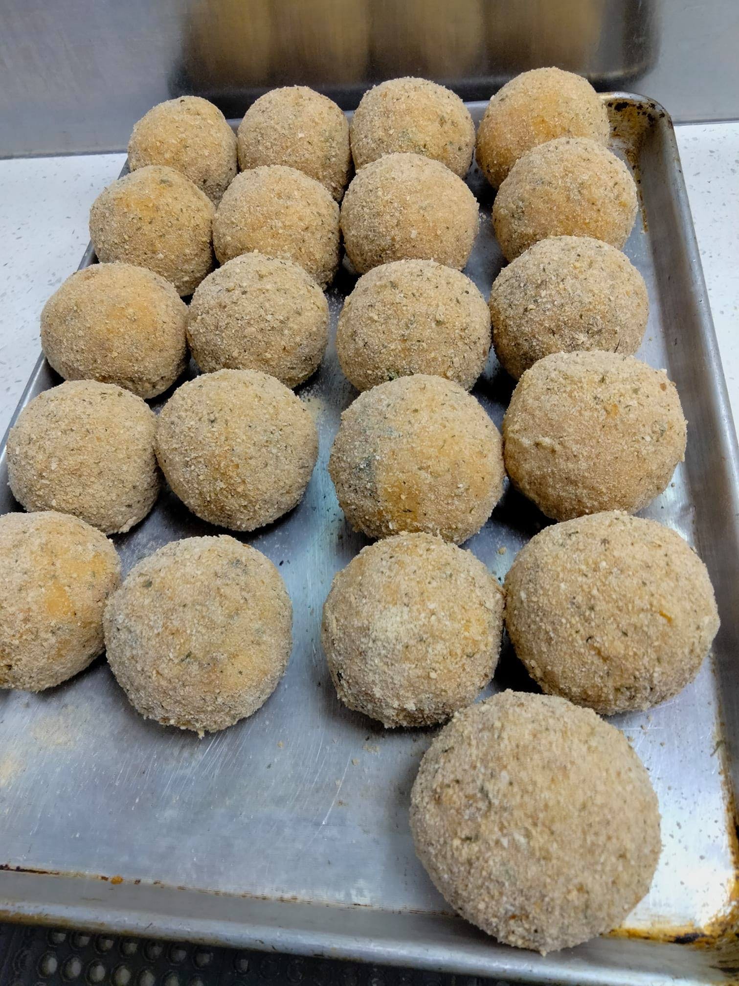 Order Rice Balls - Appetizers food online from Felicita Pizzeria & Mexican Restaurant store, Keyport on bringmethat.com
