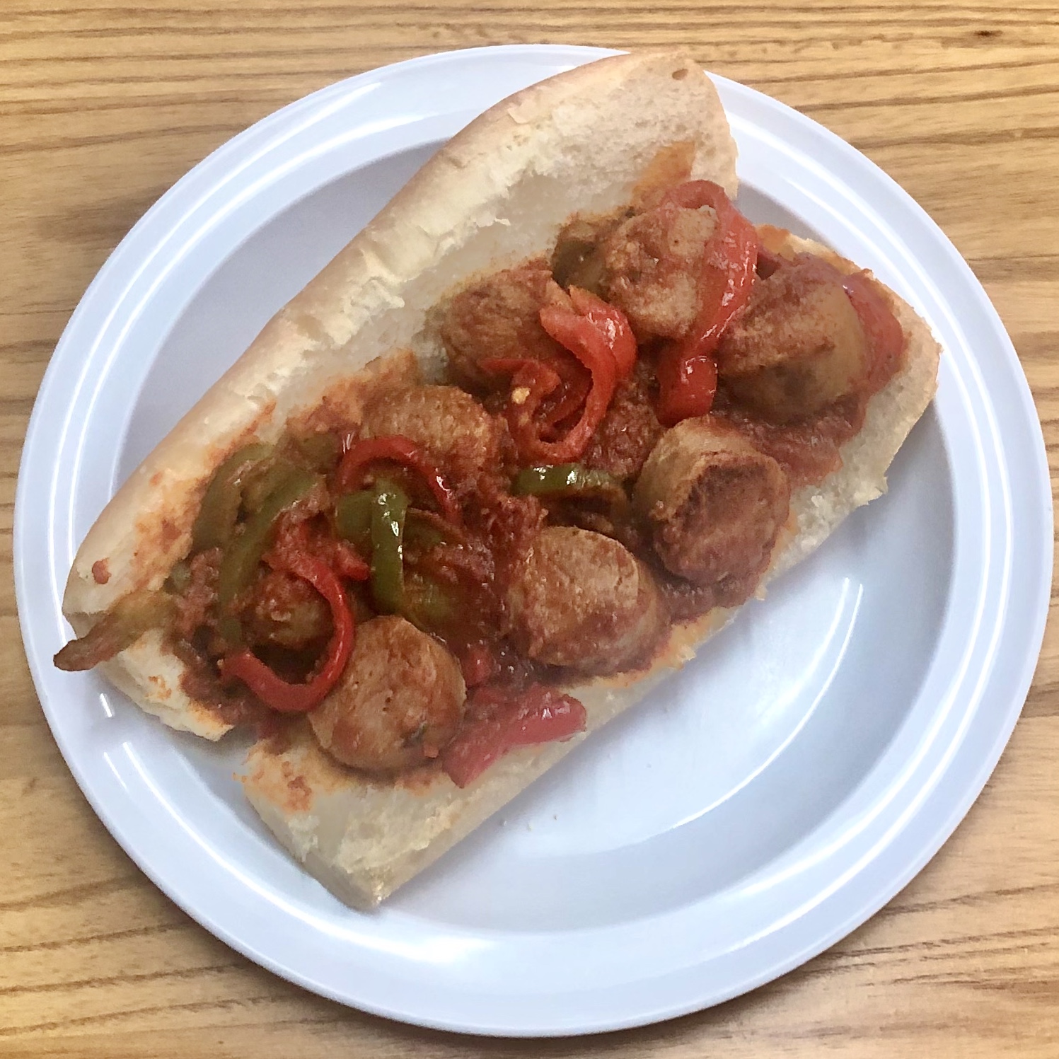 Order Sausage and Peppers Sub food online from Nicks Pizza & Deli store, Fanwood on bringmethat.com