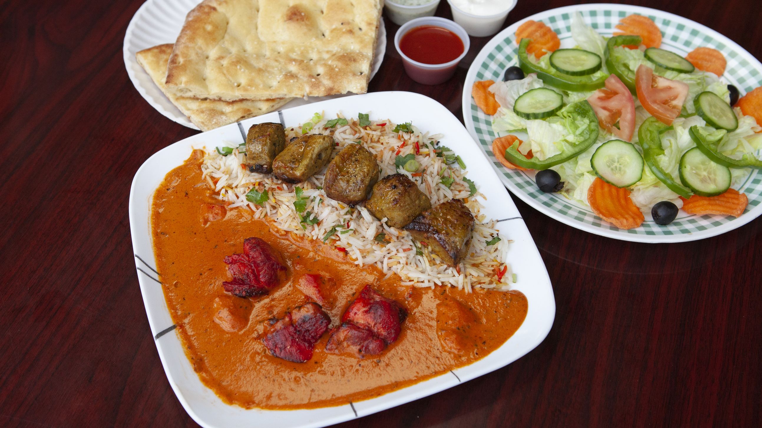 Order 43. Lamb Tikka Mix Masala Plate food online from Peshawri Kebab store, Waltham on bringmethat.com