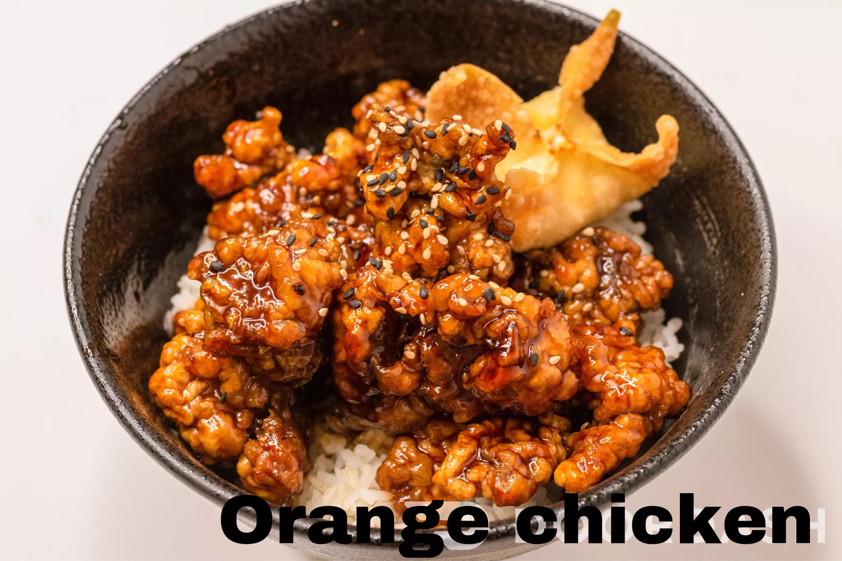 Order orange chiken food online from Fugu Sushi store, San Antonio on bringmethat.com