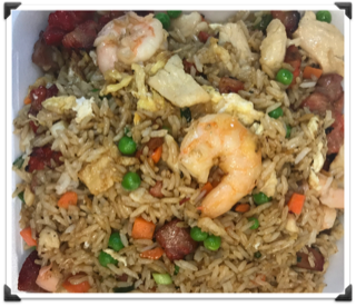 Order R95-House Combo Fried Rice food online from Lucky Buddha Asian Restaurant store, Goodyear on bringmethat.com