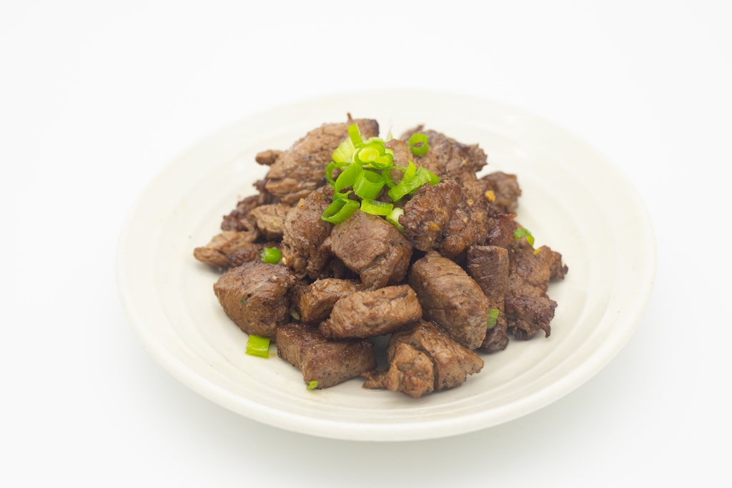 Order Cubed Filet Mignon food online from Sup Noodle Bar store, Buena Park on bringmethat.com
