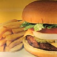 Order Veggie Burger with Fries food online from Kamdar Plaza store, Chicago on bringmethat.com