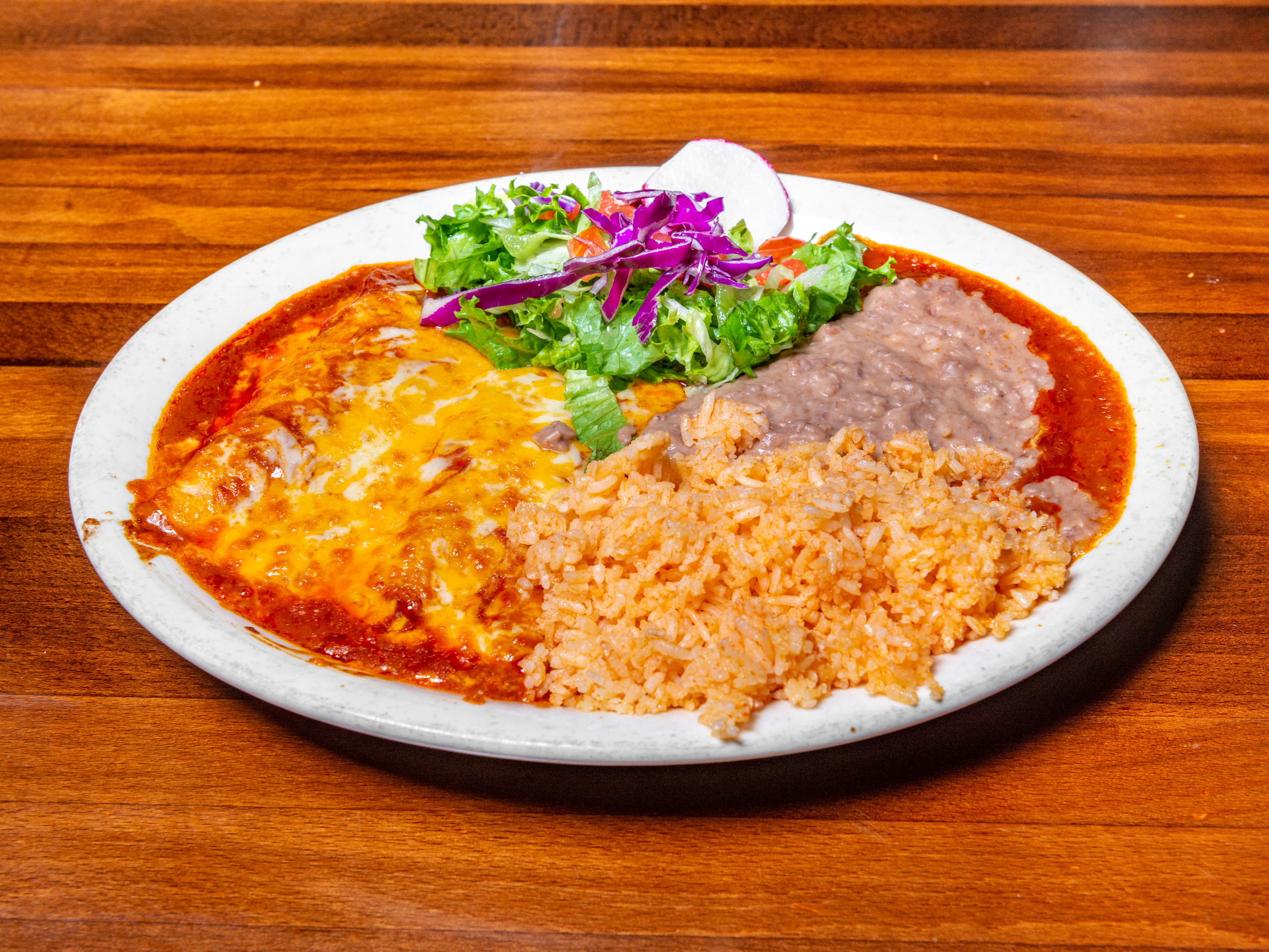Order A La Carte Cheese Enchilada  food online from Maria Mexican Restaurant store, Ogden on bringmethat.com