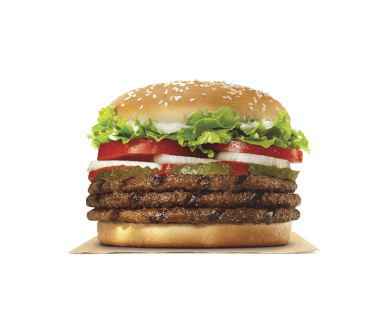 Order Triple Whopper food online from Burger King store, Kalispell on bringmethat.com