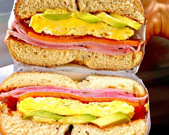 Order Ham, Egg & Cheese Bagel food online from Twisted St. Cafe store, San Francisco on bringmethat.com