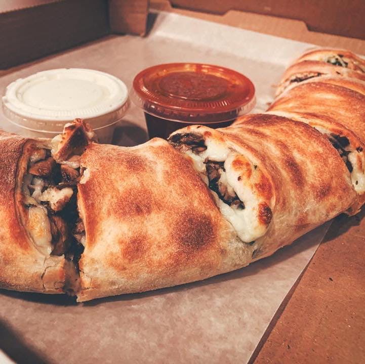 Order Steak Stromboli - Small food online from Elizabeths Pizza store, High Point on bringmethat.com