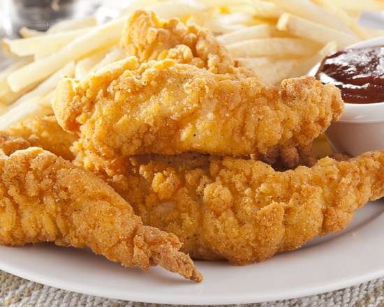 Order Chicken Fingers with French Fries food online from Carla Mia Pizzeria store, Clifton on bringmethat.com