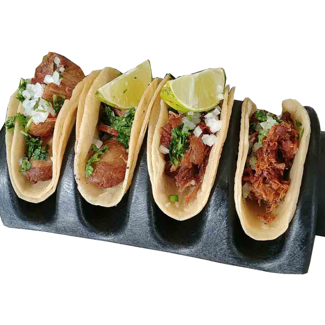 Order 4 Pulled Pork Street Taco food online from Mad Madelines Grill store, Temecula on bringmethat.com