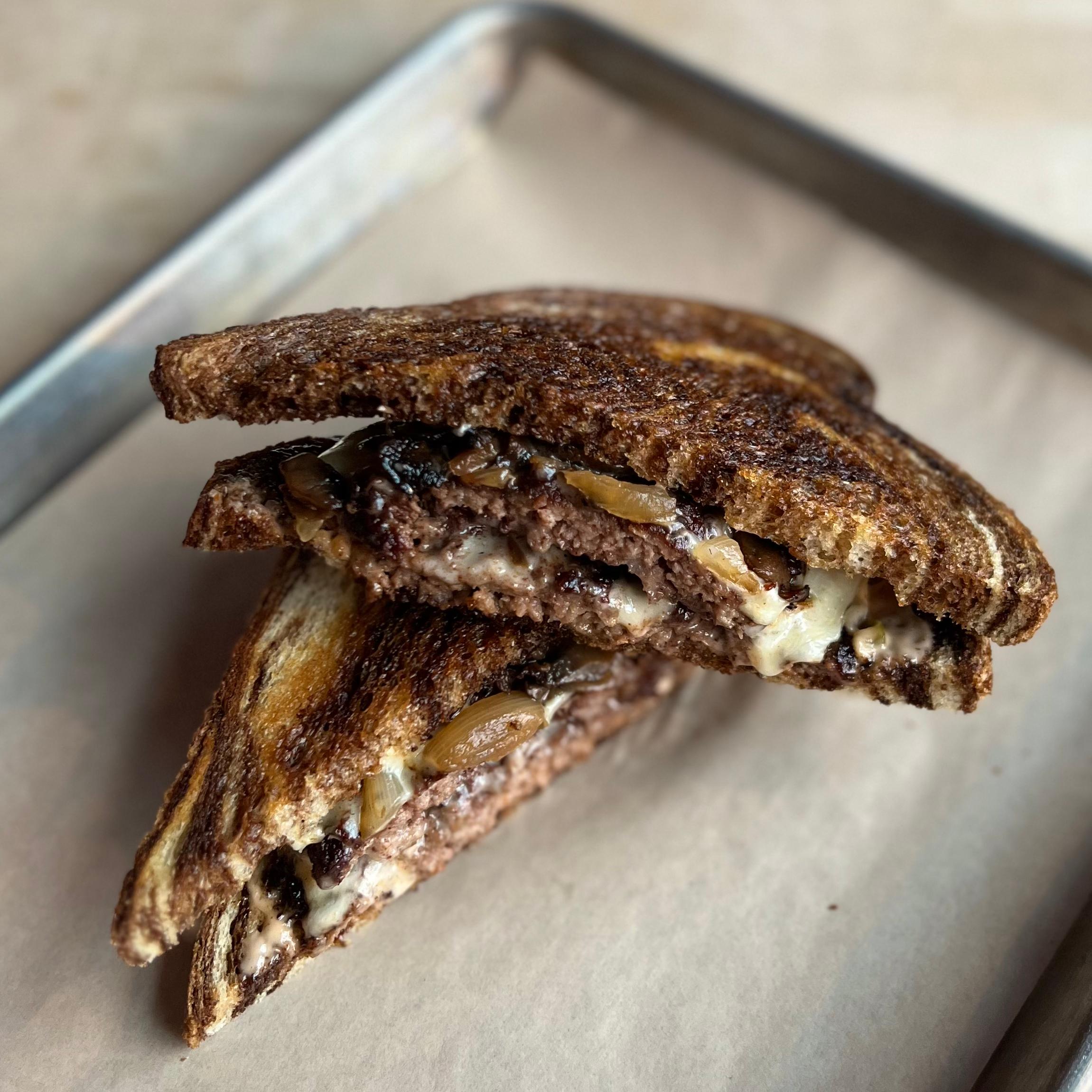 Order Patty Melt food online from Cheeseburgers - A Take-Out Joint store, Omaha on bringmethat.com