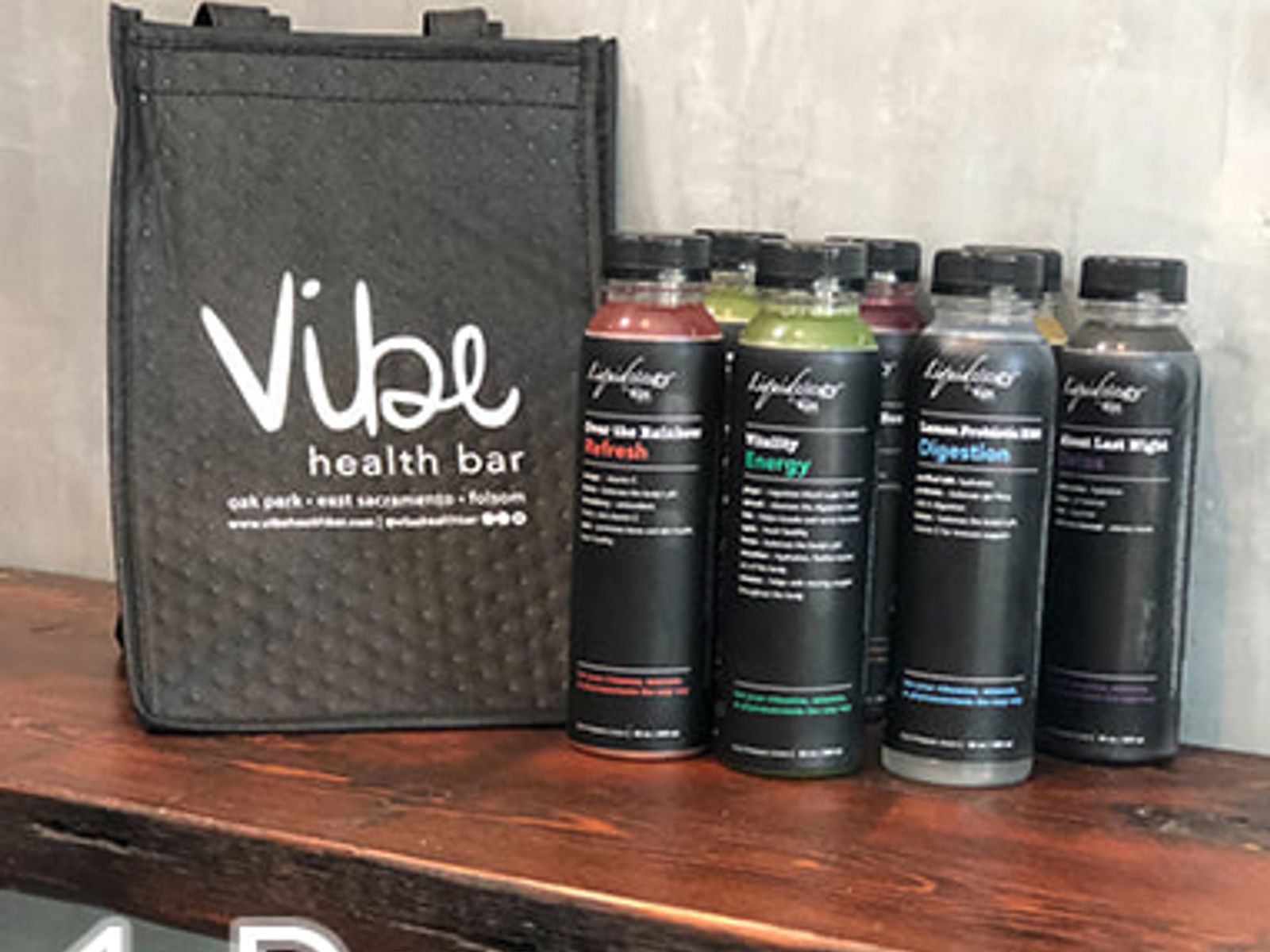 Order 1-Day Juice Retreat - Juice Only Cleanse food online from Vibe Health Bar store, Folsom on bringmethat.com