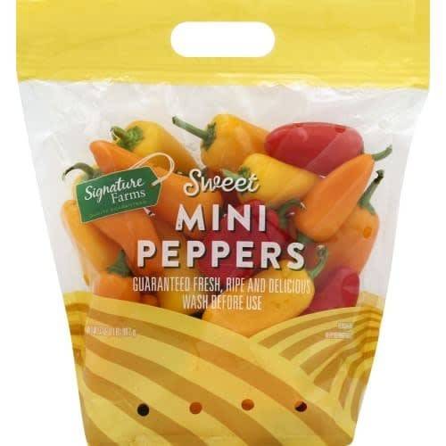 Order Signature Farms · Mini Sweet Peppers (32 oz) food online from Randalls store, Galveston on bringmethat.com