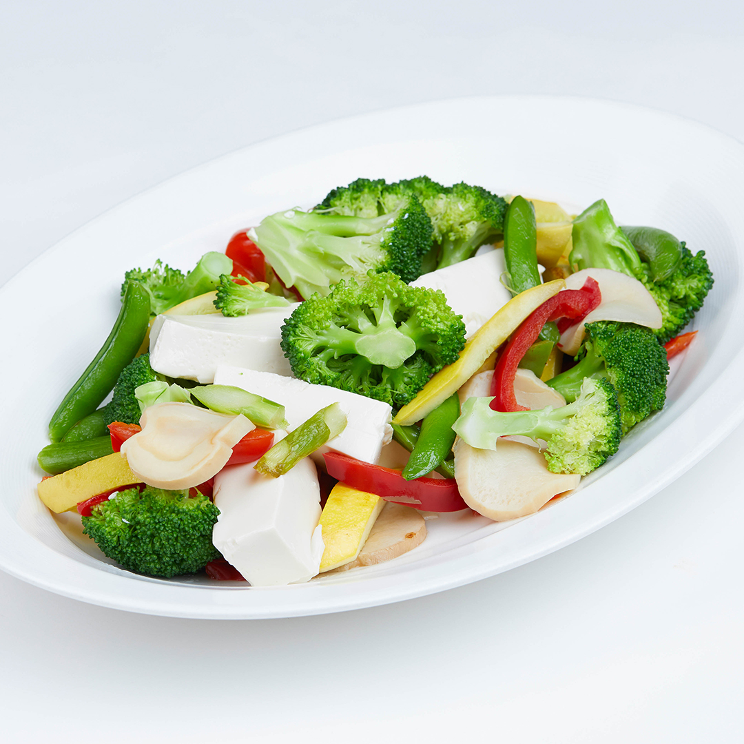 Order Steamed Mixed Vegetables with Tofu food online from MoCA Woodbury store, Woodbury on bringmethat.com