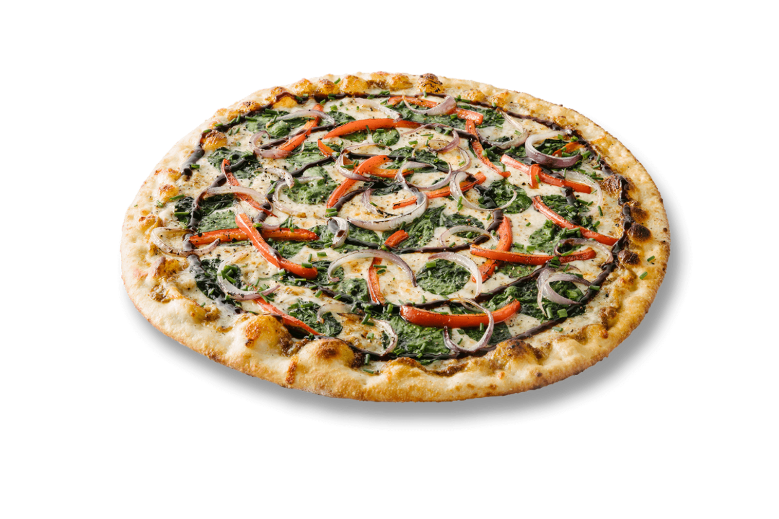 Order 18" Pesto Veggie food online from ZaLat Pizza store, Frisco on bringmethat.com