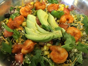 Order Chipotle Shrimp Salad food online from 2n1 Salad Bar and Grill store, Austin on bringmethat.com