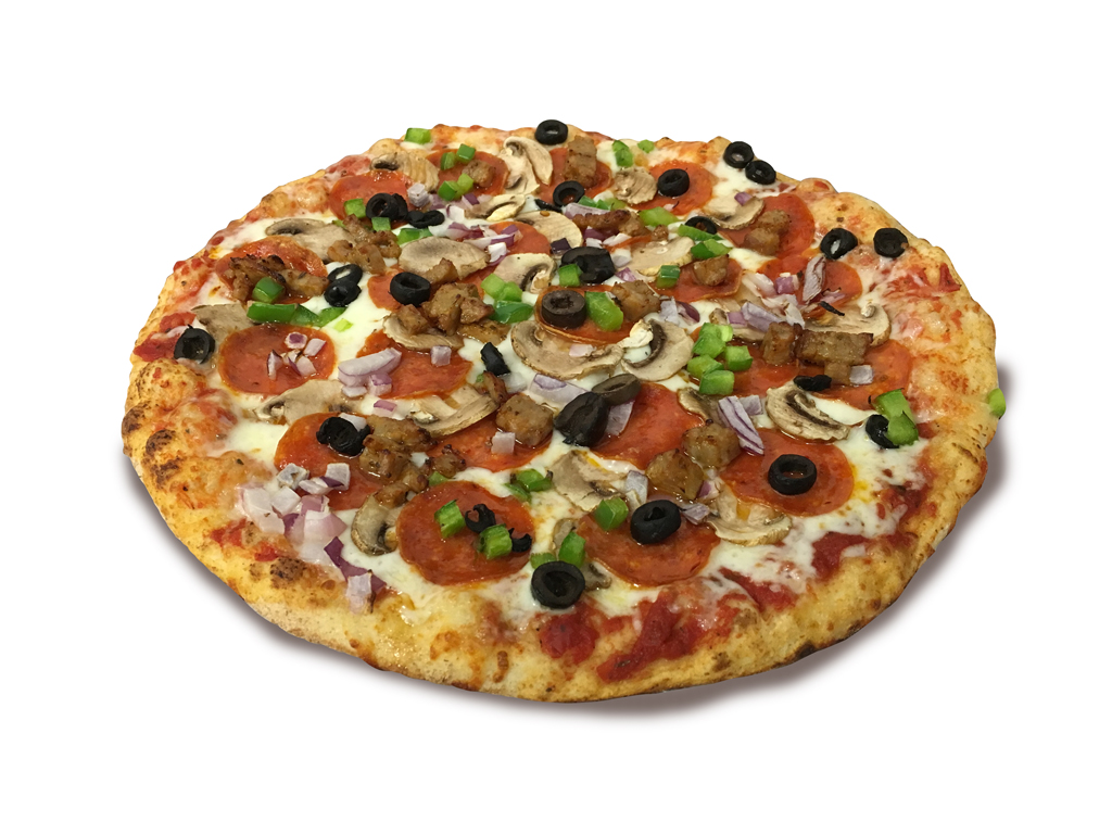 Order Deluxe Pizza food online from Pizza man & italian cuisine store, Pasadena on bringmethat.com