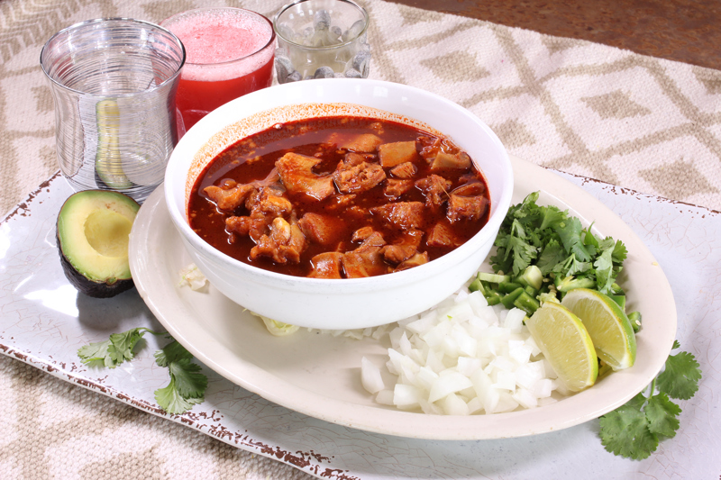Order Menudo Soup (Large) AVAILABLE SAT & SUN ONLY food online from Cilantro Mexican Grill store, Houston on bringmethat.com