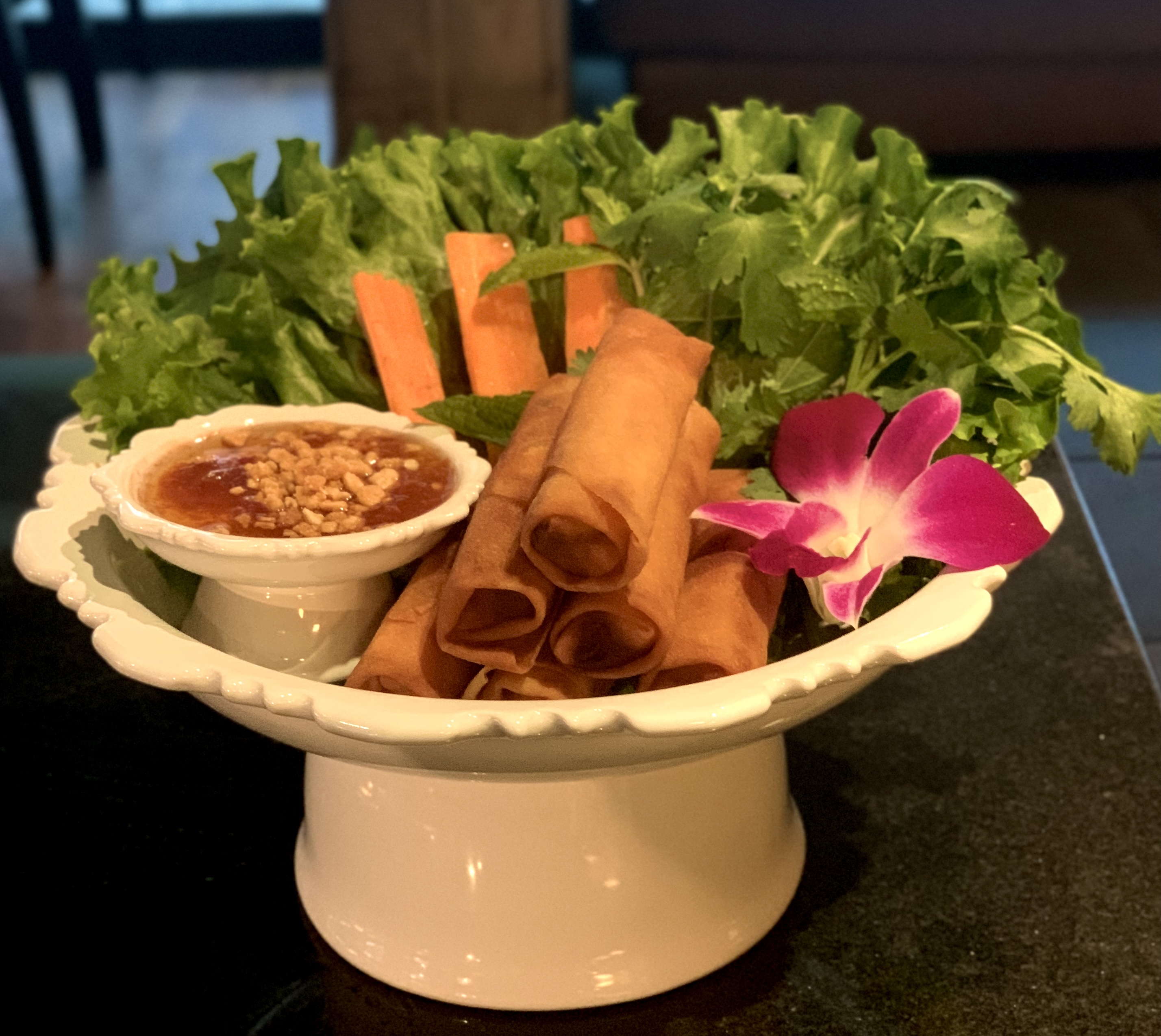 Order Vegetarian Crispy Rolls food online from Osha Thai store, San Francisco on bringmethat.com
