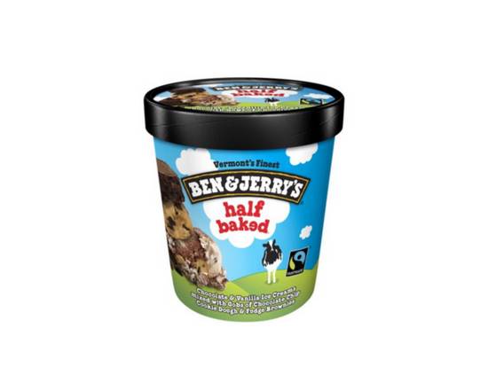 Order Ben & Jerry's Half Baked Pint food online from Shell store, Pinole on bringmethat.com
