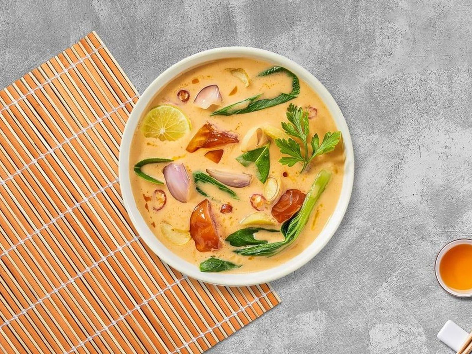 Order Tom Kha Chicken Soup food online from Spicy 9Thai store, Aurora on bringmethat.com