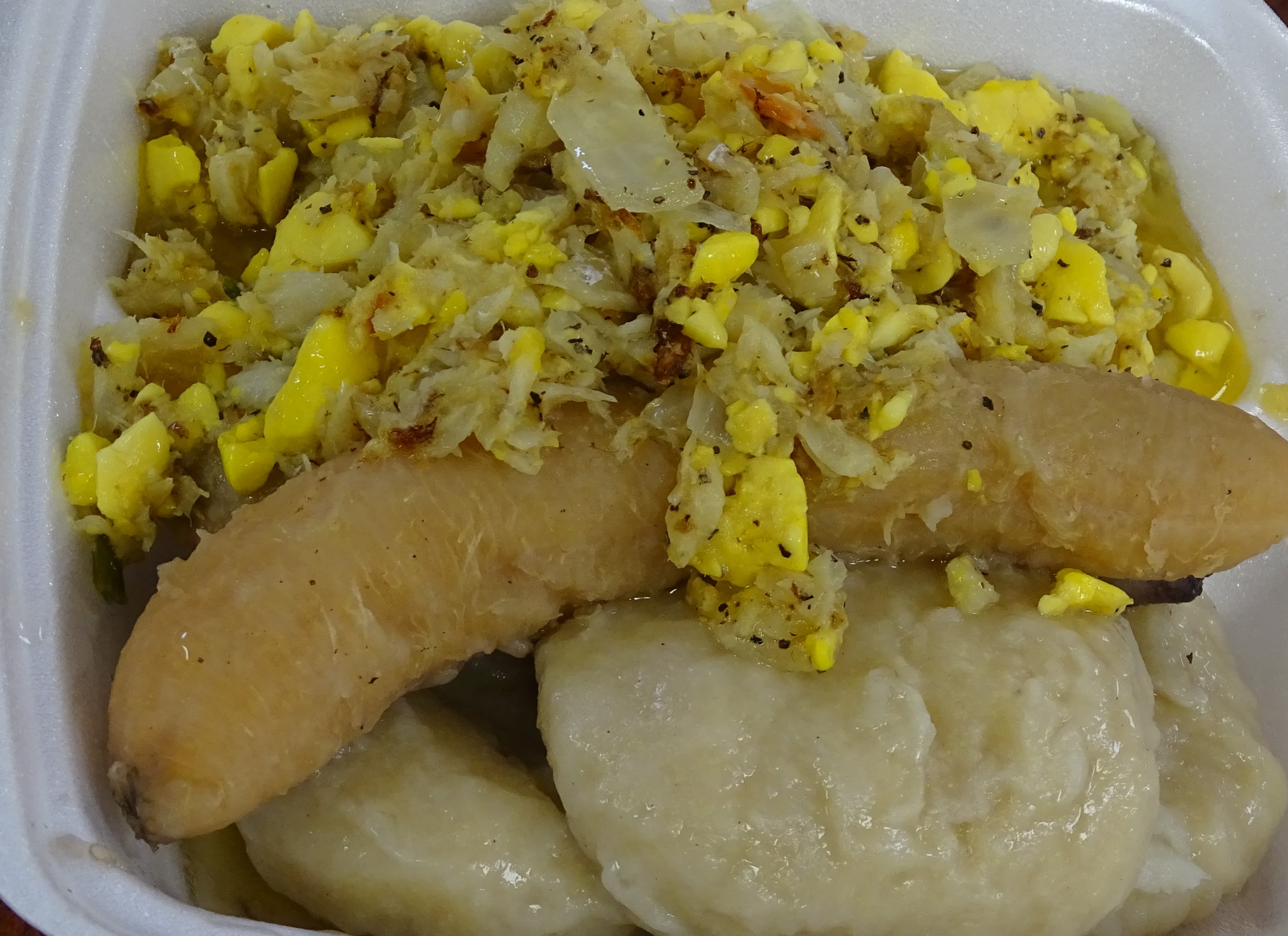 Order Ackee and Salt Fish meal food online from Top Taste Jamaican Restaurant store, Florida City on bringmethat.com