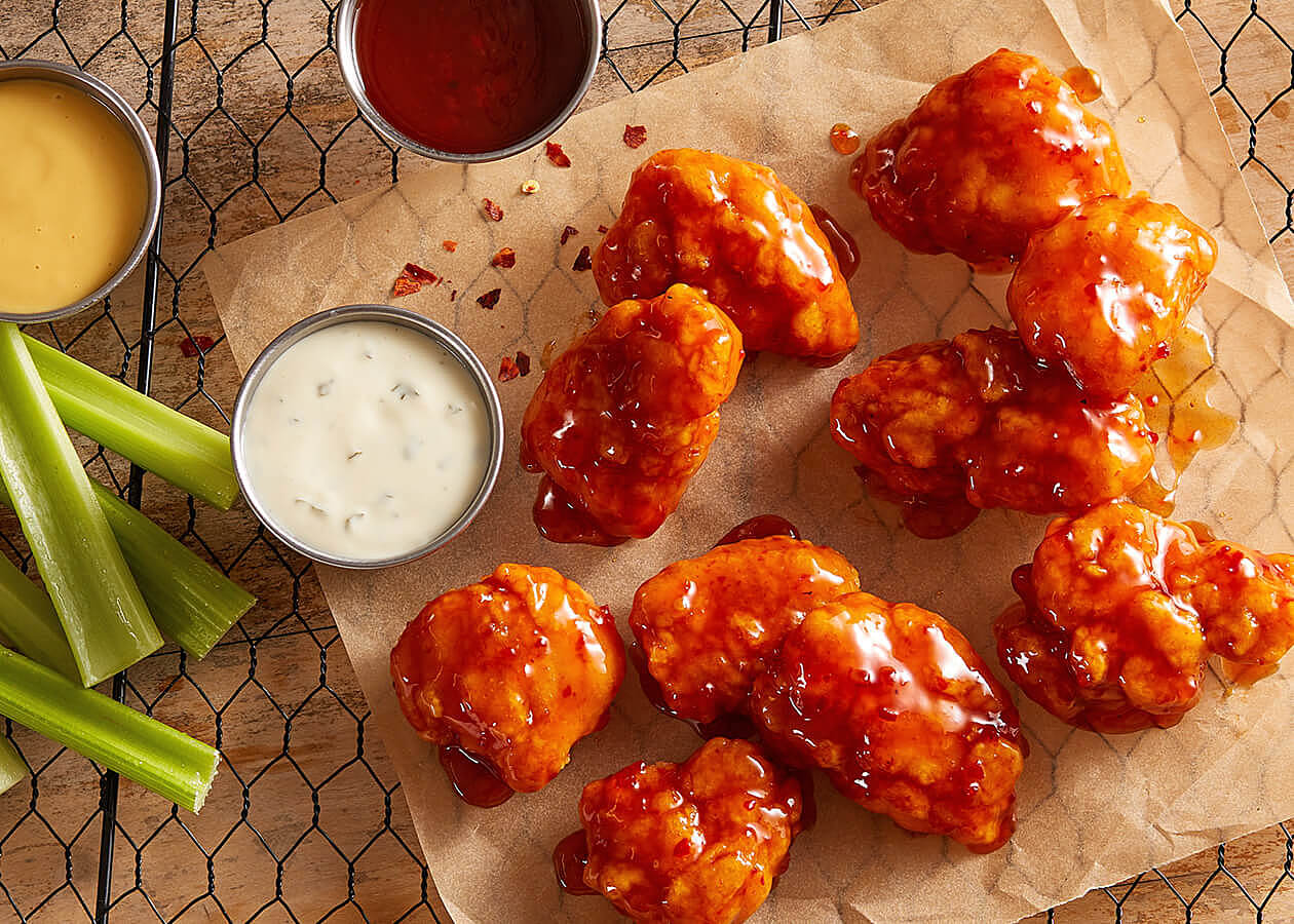 Order Boneless Wings with 1 Flavor food online from Wing It Plus Chapel Hills Mall store, Colorado Springs on bringmethat.com