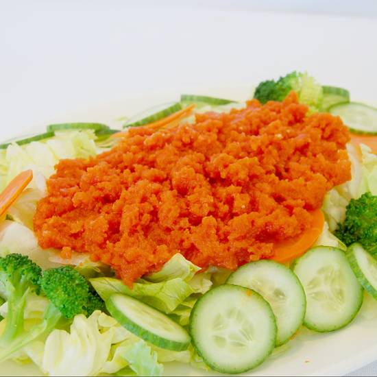 Order Spicy Tuna Salad food online from Kai Sushi store, Orange on bringmethat.com