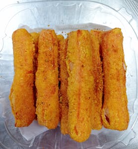 Order Fried Crab Sticks (10) food online from A+ Wings store, Conyers on bringmethat.com