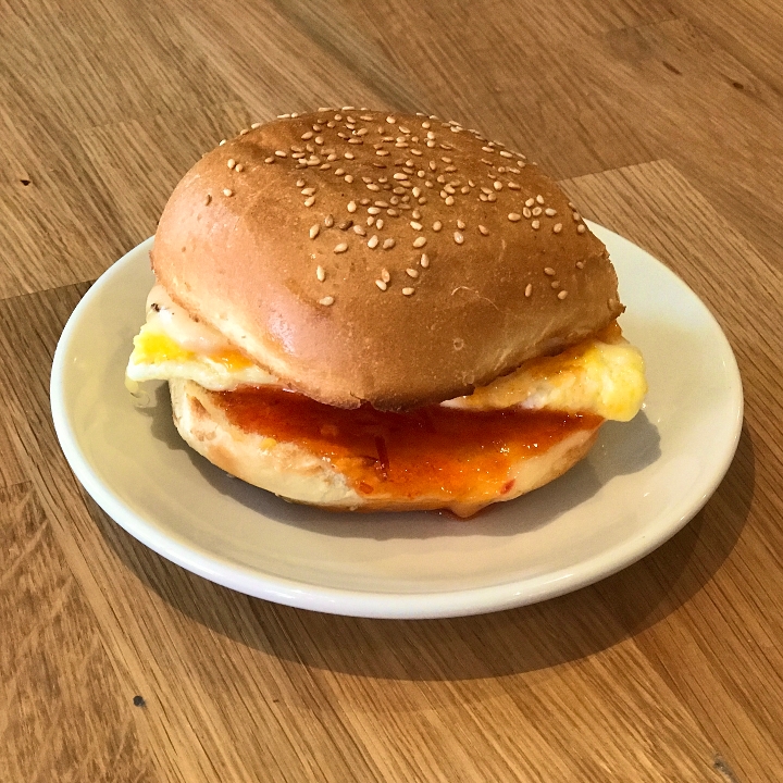 Order Spicy Egg & Cheese Sandwich food online from Dooby's store, Baltimore on bringmethat.com