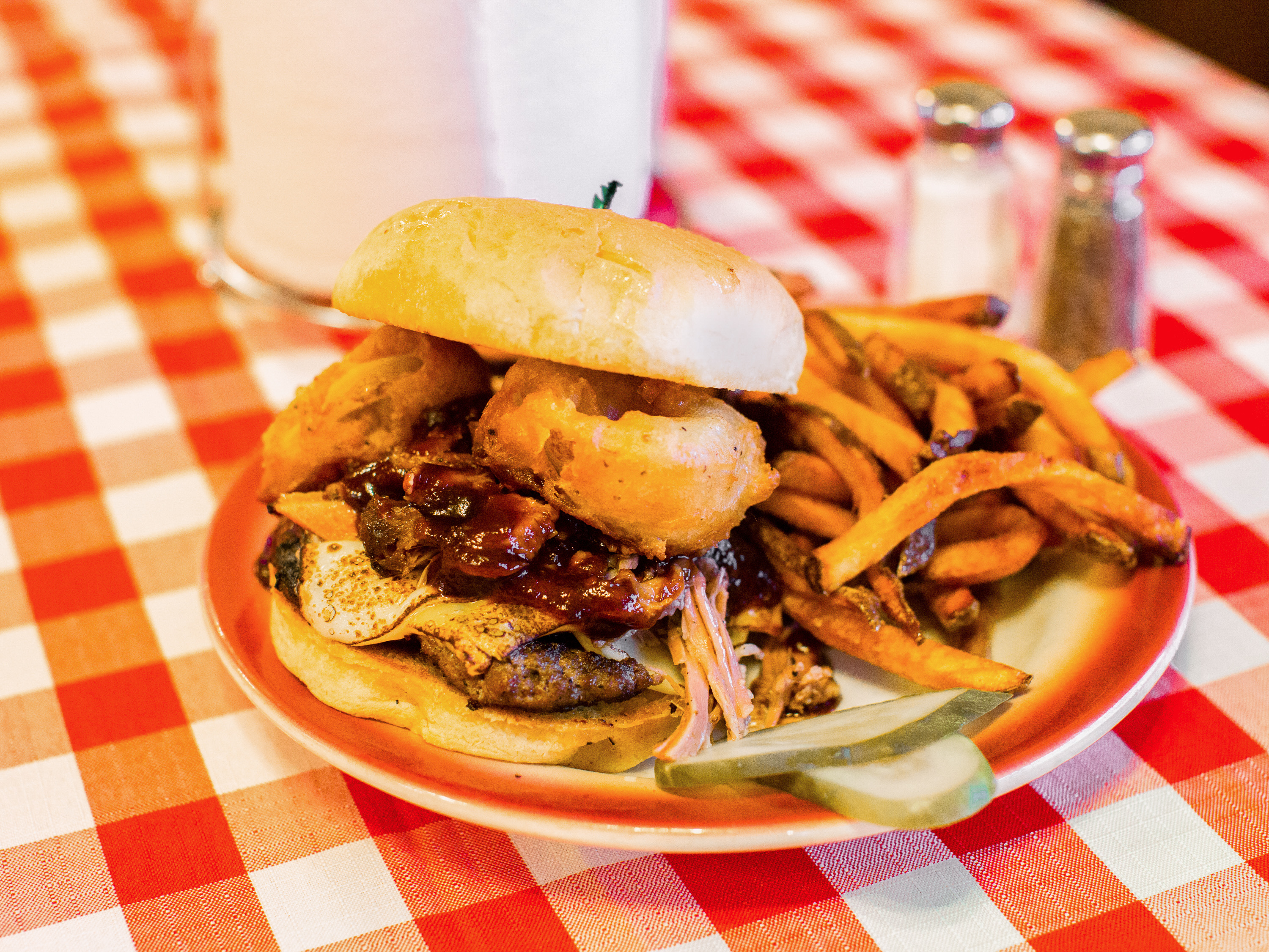 Order Heart Attack Burger food online from Smoking Jays BBQ store, Omaha on bringmethat.com