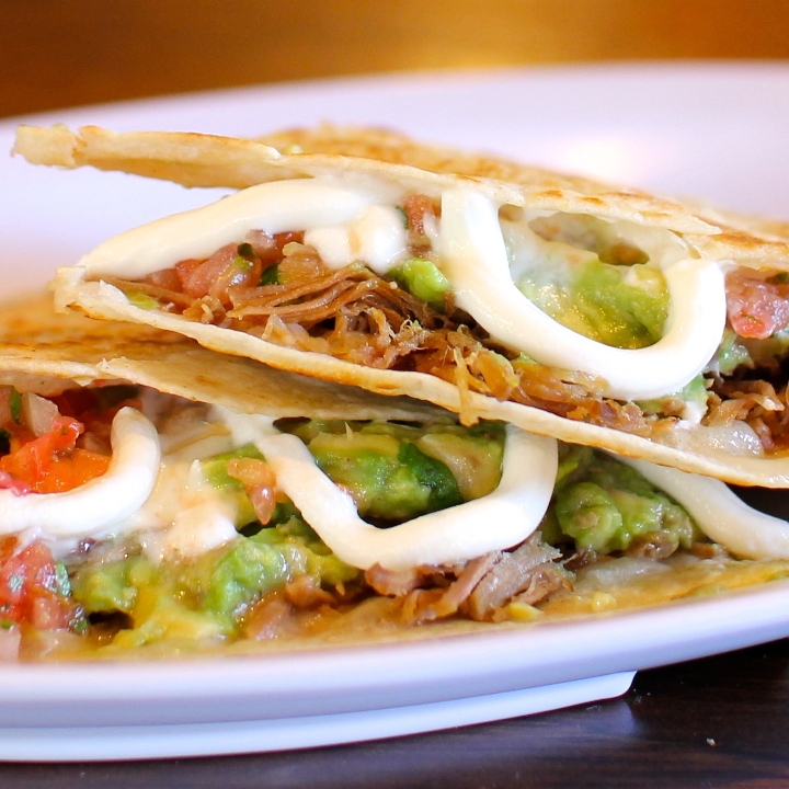 Order Quesadilla food online from Frijoles & Frescas Grilled Tacos store, Las Vegas on bringmethat.com