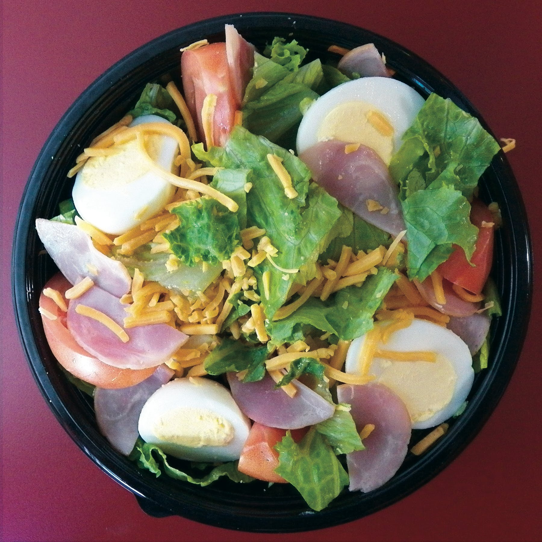 Order Chef's Salad - Large food online from DoubleDave's Pizzaworks store, Houston on bringmethat.com