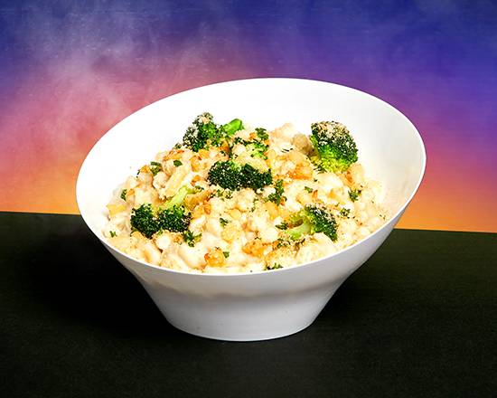 Order Garlic and Broccoli Mac and Cheese food online from Mac To The Future store, Morton Grove on bringmethat.com