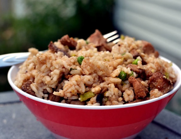 Order 35. BBQ Pork Fried Rice food online from China Bowl store, Elk Grove Village on bringmethat.com