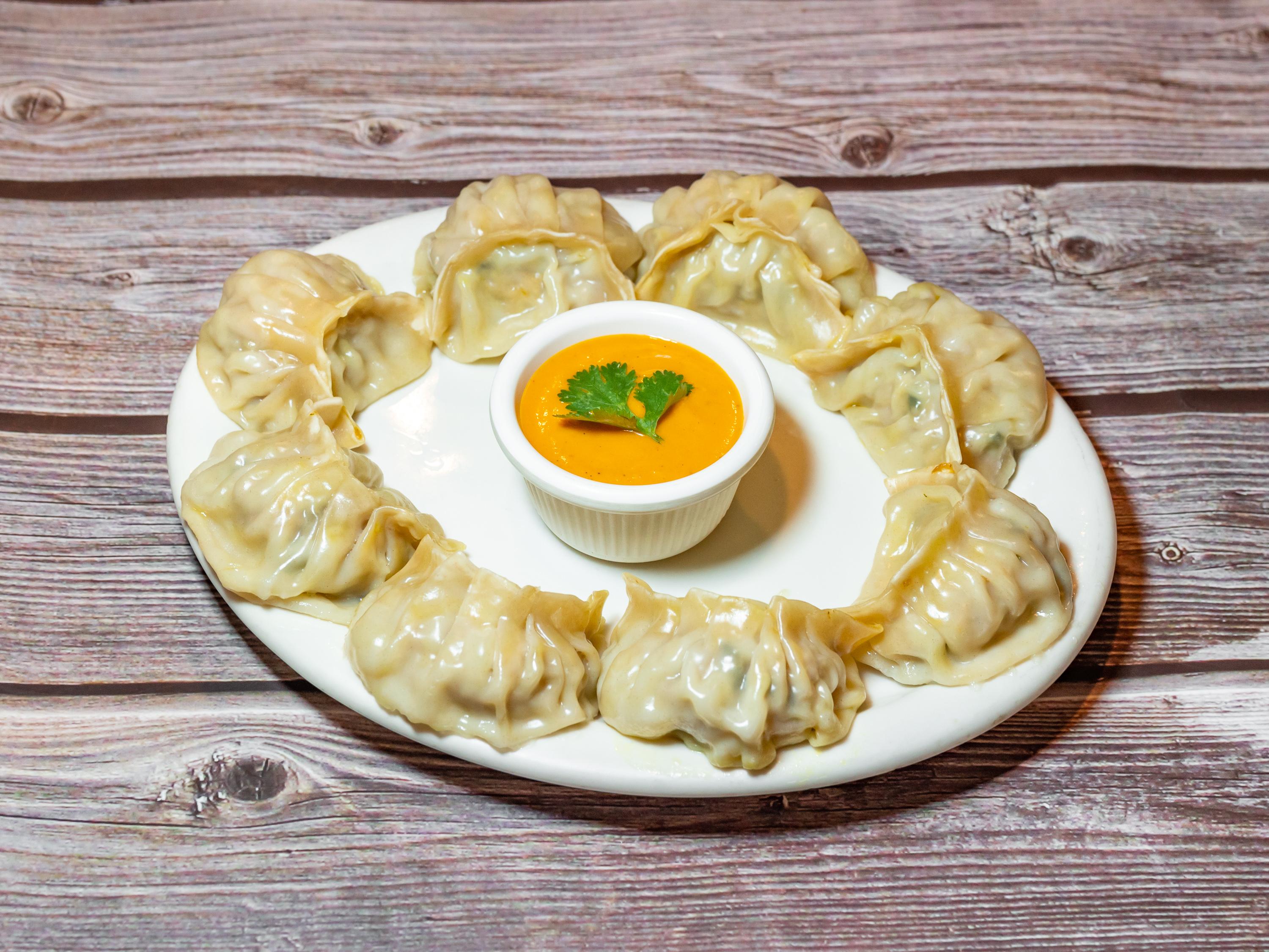 Order 8 Pieces Chicken Momo food online from Mt. Everest India Cuisine store, Las Vegas on bringmethat.com