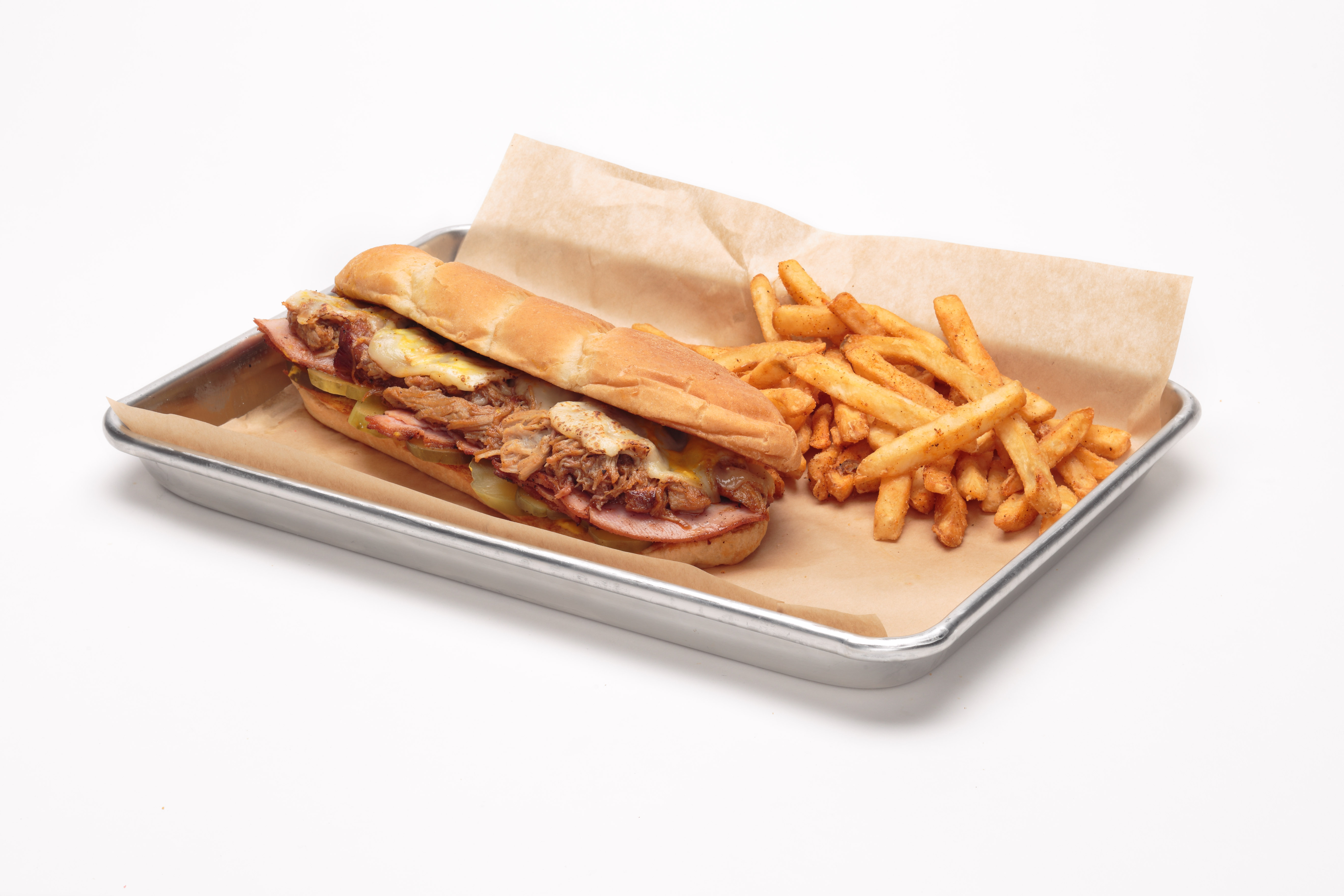 Order Oggi's Cuban Sandwich food online from Oggi's Pizza and Brewing Co. - Apple Valley store, Apple Valley on bringmethat.com