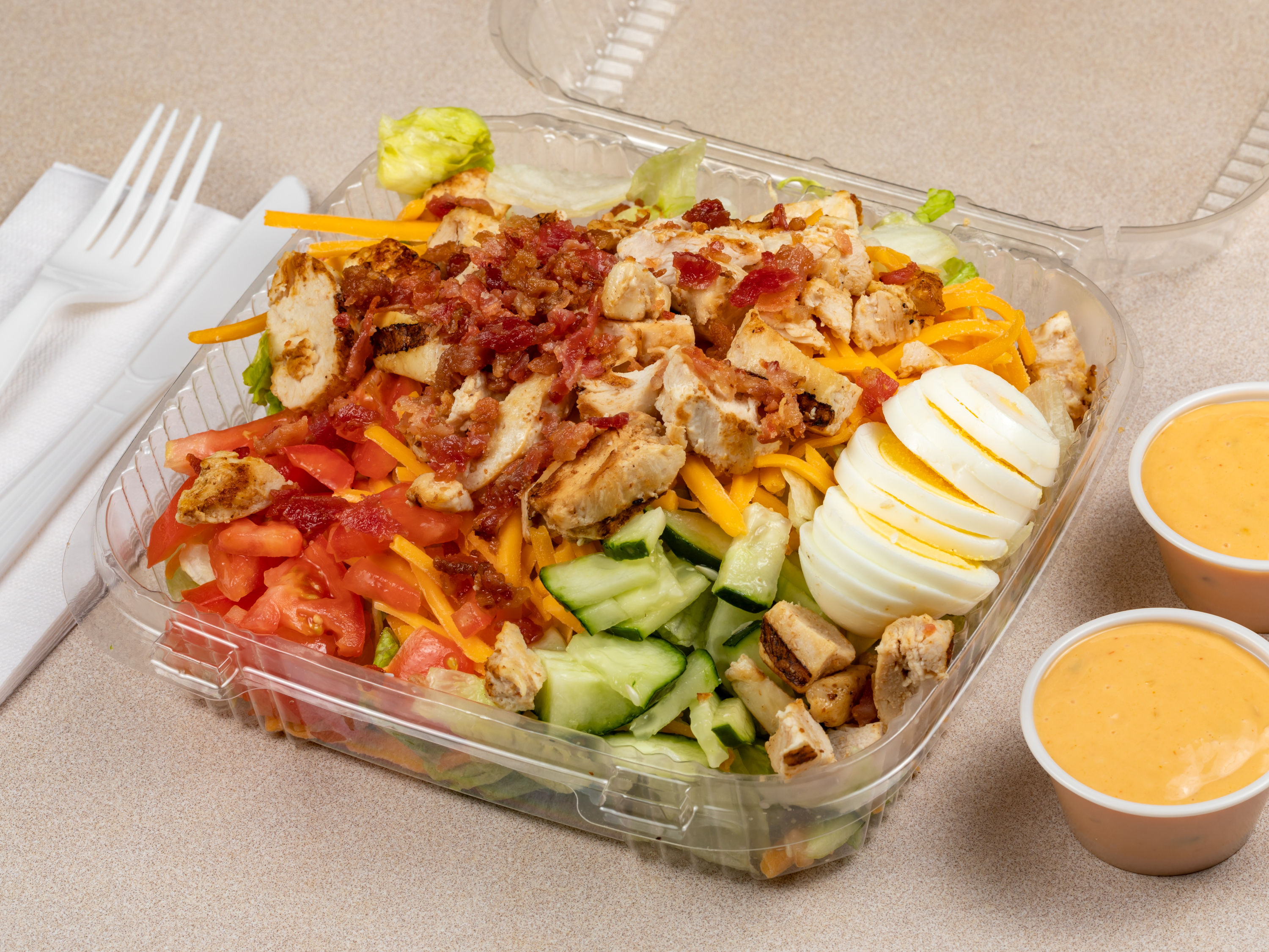 Order Chef Salad food online from Ye Ole Fashioned Cafe & Ice Cream store, North Charleston on bringmethat.com