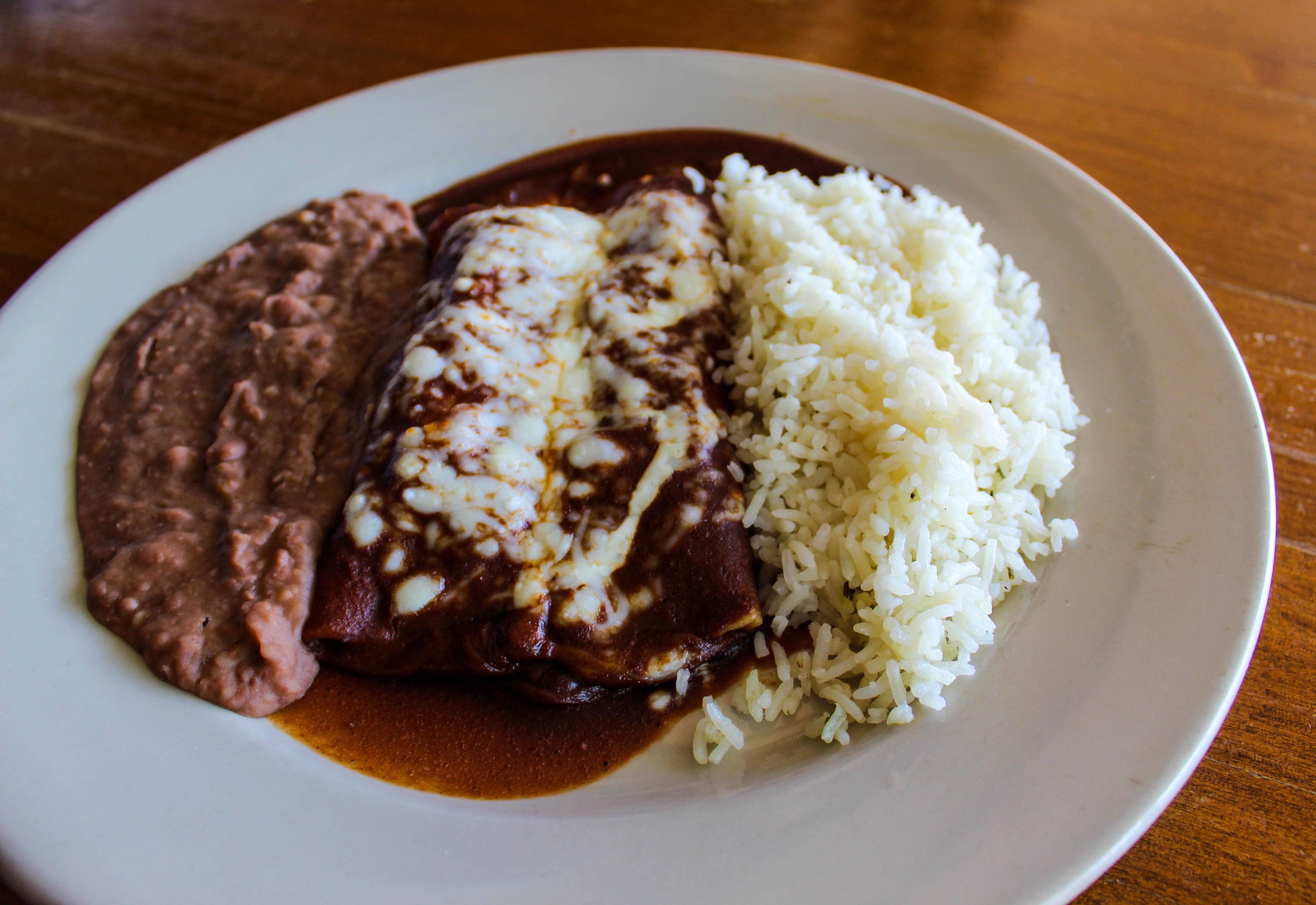 Order Mole Enchiladas food online from Las Palomas store, Austin on bringmethat.com