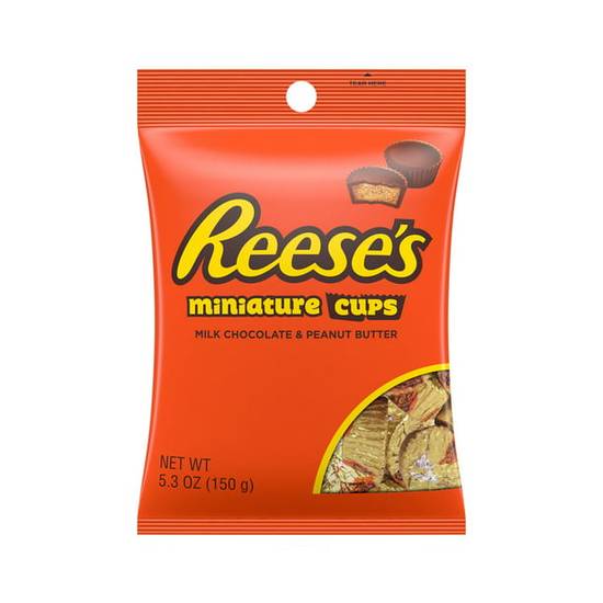 Order Reeses Miniatures Milk Chocolate Peanut Butter Cups Candy food online from Exxon Food Mart store, Port Huron on bringmethat.com