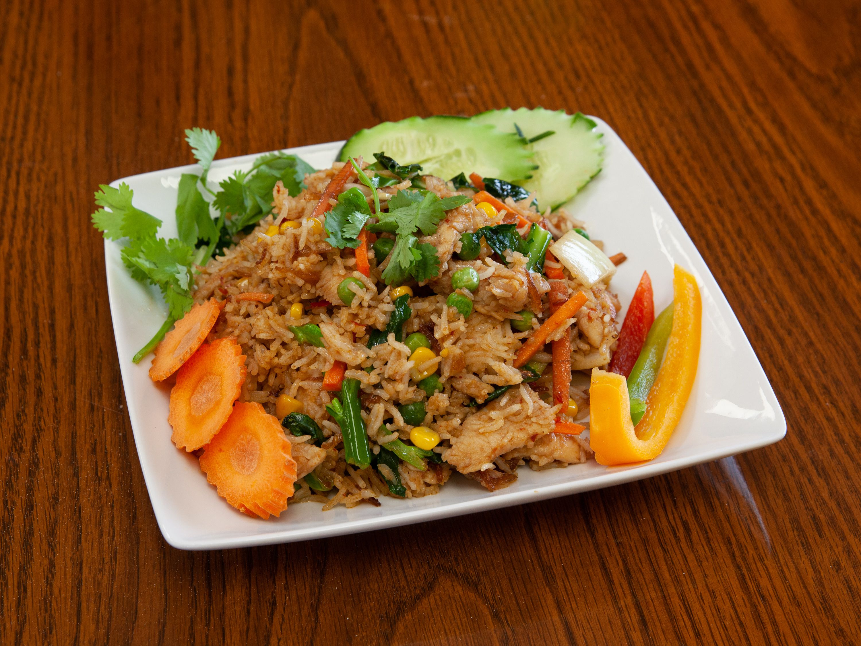 Order Fried Rice food online from Aladdin Food Express store, Fort Wayne on bringmethat.com