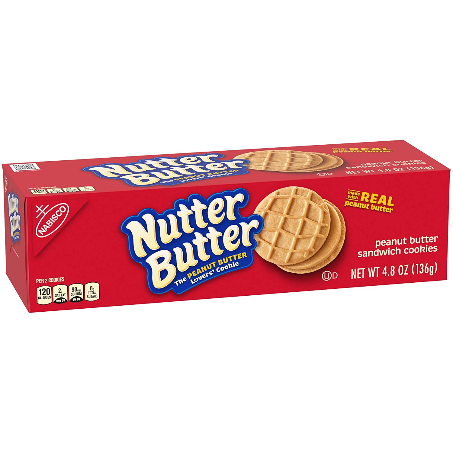 Order Nabisco Nutter Butter (4.8 oz) food online from Checkout Food Stores #69 store, Spring on bringmethat.com